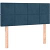 vidaXL Testiera Blu Scuro 90x5x78/88 cm in Tessuto