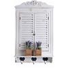 PALAZZO INT Palazzo - Specchio da parete con anta e specchio, stile shabby chic