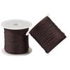 Craftdady - 2 rotoli di filo di nylon marrone 0,4 mm, intrecciato, ideale per lavori con perline, corde per macramè, bracciali dell'amicizia, creazione di gioielli fai da te, nodi cinesi