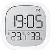 Lancoon Sveglia digitale LCD con design magnetico, termoigrometro, data, temperatura, umidità, 12/24 ore, facile da usare, per casa, cucina, scrivania