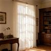 USTIDE Tenda rustica beige ondulata all'uncinetto con pizzo macramè Decor 1 pannello tenda filtrante luce, 150 x 180 cm