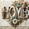 SHEGZHUC Painting Sweet Home 30 x 30 cm Diamond Targa Mosaico Diamante Cuore Fiori Regalo