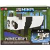 Mattel Minecraft Mob Head Minis Playset Panda Playhouse