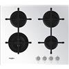 Whirlpool Europe PH GOA6423WH Piano Cottura Ambient/Urban, Vetro, Trasparente, 51x59x4.9 cm
