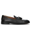 LORENZO TERRA Mocassino uomo nero in pelle