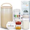 Itslife Refrigeratore Portatile Latte Materno 800ml, Raffreddamento 360° 24h, Biberon 325ml senza BPA, 2 Contenitori Pappa 120ml, Lavabile in Lavastoviglie, per Neonati Adulti Viaggio Lavoro Outdoor, Beige