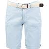 Geographical Norway GEO NORWAY PLAGEO Men - Bermuda Chino da uomo con cintura - Bermuda corti corti Cargo in cotone - Pantaloncini taglia regolare estate: comfort - Pants Lavaggio in Machine
