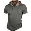 MakingDa Felpa con cappuccio a maniche corte da uomo per allenamento palestra pullover con cappuccio tasca atletica vestibilità muscolare felpa estiva leggera corsa boxe escursionismo sport felpe con