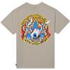 PROPAGANDA CLOTHING T-Shirt Triangle Eyeball Maglia Uomo Originale Nuova Collezione Brand (IT, Testo, L, Regular, Regular, Sand)