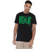 Marvel Hulk Text T-Shirt Uomo (Pacco da 1)