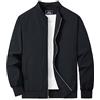 Magcomsen Giacca bomber da uomo, giacca a vento leggera con cerniera integrale, casual, elegante, da esterno, giacche da golf