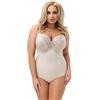 Selente My Secret Body contenitivo/snellente/modellante donna con ampie spalline, Beige sfoderato, 6E