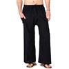 PANASIAM Pantaloni Leggeri in Cotone - Stile Pantaloni da Pescatore Thai | Pantaloni comodi, pantaloni da infilare unisex, vita elasticizzata & coulisse, ideali per smart working, ospedale & yoga