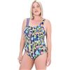 Ulla Popken Donna Costume Intero Verde Mela 46