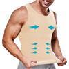 Junlan Compressione Uomo Shapewear Canotta Contenitiva Snellente Intimo Modellante Dimagrante Fascia Pancia Sportivo Fitness CanottieraFascia Addominale Maglietta
