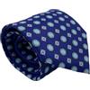 CARACCIOLO Cravatta uomo Sartoriale in seta - Squisita fattura ed elegante varietà (CRA-ELE-BLU)