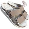 new confort ciabatte DONNA a strappo ecopelle comfort PREST1GE Nuvola plantare memory estraibile anche plantari propri