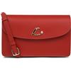 Lancaster borsa a tracolla borsa da sera City Philos Clutch Rouge rosso