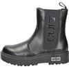 Cult Young Stivaletto Bimba, Slip-on, Sintetico Nero, Suola Sintetica, Tacco 3.5 cm
