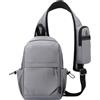 BIRDDIE Borsa a tracolla crossbody, zaino da trekking con tracolla regolabile per viaggi, escursioni, shopping, tempo libero e sport