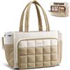 LOVEVOOK Puffer - Borsa a mano da donna per laptop