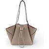 Cheval Firenze Borsa a Spalla Frida, Vera Pelle Made in Italy (Taupe)