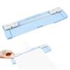 keyuancan Taglia Carta, 4 in 1 Tagliacarta, Taglierina per Carta con 3 Piccole Scatole di Stoccaggio per Tagliare Carte, Foto, Coupon, Etichette e Cartoncini, Lavori Artigianali, Blu