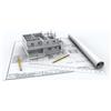 LIEBL Rotolo di carta per plotter da 120 g/m², 0,914 x 30 m, DIN A0, rivestimento ad alta definizione, con 2 nuclei, ideale per poster, bozza, cartelli [1 rotolo in bianco brillante]