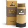 WARAGOD pittura mimetica per il viso in stick, marrone,