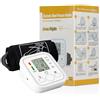 DUPELEC Misuratori di pressione sanguigna con polsino grande - Braccia 22-32 cm 8,6-12,6 pollici Clinicamente accurato con 2x99 memoria doppia batteria o USB LCD Display Uso domestico