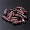 Naturale Quarzo Rosa Cristallo Lancia Esagonale Energia Pietra per Decor & Fai