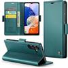 Phernykas Custodia a Libro Portafoglio per Samsung A14, RFID Magnetica | 3 Slot - Per Pendolarismo, Flip Cover Doppia Fibbia Laterale, Pelle PU Anti-Macchia, Supporto, Lavoro, Telefono Libretto