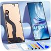 ARSSLY Schermo LCD per Samsung Galaxy Z Fold5 SM-F946B SM-F946U Display LCD Esterno Schermo di Ricambio Touch Screen Digitalizer Touch Screen Assembly con Kit di Riparazione (Nero, Senza Impronta