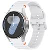 Amzpas 20mm Cinturino per Galaxy Watch 7/6/5/4/FE 40mm 44mm, Galaxy Watch 6 Classico 47mm 43mm/Galaxy Watch 4 Classico 42mm 46mm/Watch 5 pro 45 mm, Cinturino per da Donna a Uomo (Bianco)