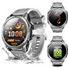 DOOGEEEco Anywise W1 AI Smartwatch Uomo,GPS Dual-Band Integrato,5ATM Impermeabile Militare Smart Watch,1.43 AMOLED Fitness Tracker Per Android iOS,170+Sports Modes,Answer/Make Call/12 Days Battery