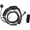 DATOZA 2,5 mm microfono gola auricolare microfono auricolare microfono PTT per walkie talkie radio TLKR T5 T80 T60 T6 T8 Talkabout MR350R T6500