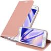 Cadorabo Custodia Libro per Samsung Galaxy S5 / S5 Neo in Classy Oro Rosa - con Vani di Carte, Funzione Stand e Chiusura Magnetica - Portafoglio Cover Case Wallet Book Etui Protezione