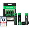 PATONA 8x Premium Mignon AA Batteria, 3000mWh 1.5V, ricaricabile via USB-C | Oltre 1.000 cicli di carica, 2000mAh, ricarica USB-C 350mA, cavo 1-a-2 incluso, per fotocamere, telecomandi e torce