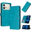 PanXCase Cover Libro per Honor 600 / Honor 600 Pro | Custodia Wallet in Pelle PU, Funzione Supporto, 3 Scomparti Portacarte, Chiusura Magnetica, Case Antiurto, Green