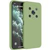 HAFFAN Custodia in Silicone TPU Compatibile con HONOR Magic4 Pro (6.81 inches), Cover Case Protettiva per Cellulare - Verde Matcha