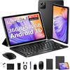 VELVDIVA Tablet 11 Pollici Android 16 con Octa-Core 2.0GHz, 36GB RAM + 512GB ROM (2TB TF), 4G LTE/WiFi 5G, Gemini AI, Widevine L1, 8000mAh, 13MP+8MP, GPS, Face ID, Tablet con Tastiera/Mouse/Negro