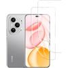 HYVICYROT Pellicola Protettiva per HONOR 400 Pro in Idrogel, 2 Pezzi HD Trasparente Morbido TPU Protezioni Schermo [Non Vetro Temperato][Clear HD] [Alta Sensibilità]
