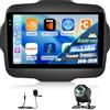 NHOPEEW 4+128G Android Radio para coche para Jeep Renegade 2016-2020 con Carplay y Android Auto - Pantalla incell de 9 pulgadas Compatible con WiFi GPS Control en el volante + Cámara de marcha atrás