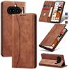 Jasonyu Cover per Nothing Phone 4a, Portafoglio PU Pelle Custodia, Marrone | Flip Libro, Slot Porta Carte, Magnetica, Funzione Supporto, TPU Antiurto