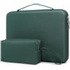 HYZUO 17-17,3 Pollici Custodia Rigida PC Portatile Borsa, Verde Mezzanotte