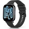 Tobfit Cinturino per Xiaomi Redmi Watch 5 Active/5 Lite Bracciale, Morbidi Bracciali Sportivi in Silicone per Redmi Watch 5 Active Uomo Donna (Nero)