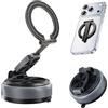 CUULANIX Supporto Telefono Auto per MagSafe | 2 in 1 Ventosa Sottovuoto & Porta Cellulare Magnetico, 360° Rotazione, per iPhone 17 16 15 14 13 12 Pro Max, Altri Smartphone