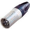 Neutrik NC4MXX XLR Nero, Argento cavo di collegamento