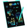 SERUW Tavoletta Grafica LCD Scrittura 15 Pollici, Tavoletta Grafica Bambini Elettronica Digitale da Disegno con Penna Giochi Giocattolo 3 4 5 6 7 8 9 Anni Regali di Natale di Compleanno per Ragazzi Ragazze