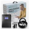 Nikrans Amplificatore GSM 4G 3G 5G - Ripetitore Mobile Multibanda 700/800/900/1800/2100/2600 MHz - Copertura Fino a 2000 m² - Compatibile con Vodafone, TIM, WindTre, ecc.